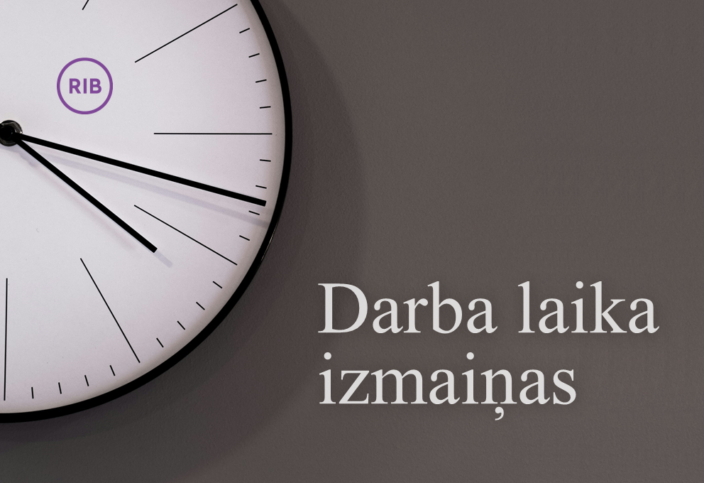 Darba laika izmaiņas novembrī